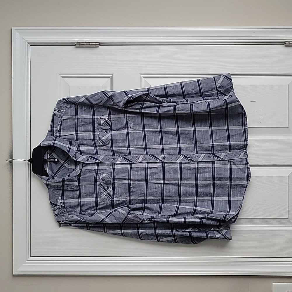 Ocean Current Men's Button Up Long Sleeve Shirt